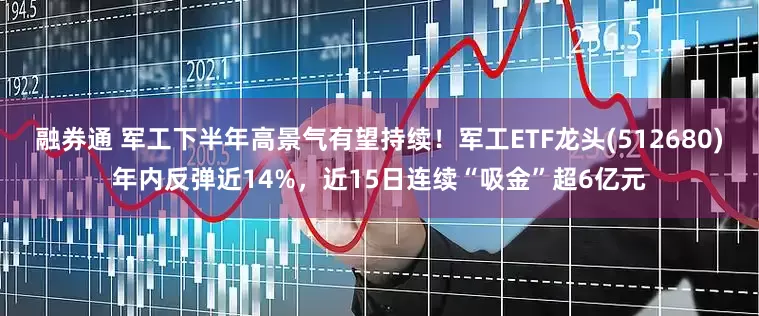 融券通 军工下半年高景气有望持续！军工ETF龙头(512680)年内反弹近14%，近15日连续“吸金”超6亿元