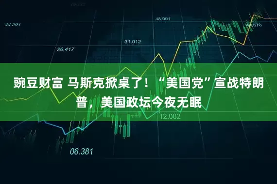 豌豆财富 马斯克掀桌了！“美国党”宣战特朗普，美国政坛今夜无眠